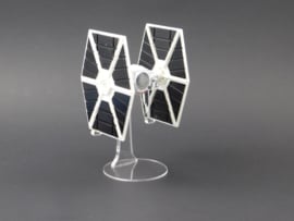 Vintage Star Wars Die Cast Tie Fighter (White) Display Stand