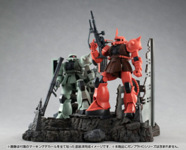 PRE-ORDER Mobile Suit Gundam Realistic Model Series Diorama G Structure GS02M The abandoned buildings in New Yark City Material Color Edition