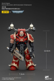 Warhammer 40k Action Figure 1/18 World Eaters Khorne Berzerker with Eviscerator Chainsword 13 cm          