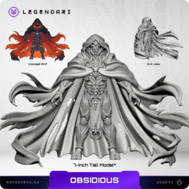 PRE-ORDER Legendari Actionfigur 1/10 Obsidious 18 cm