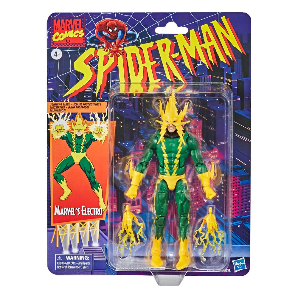 (Pre-order) Spider-Man Marvel Legends Retro Action Figure Marvel's Electro 15 cm