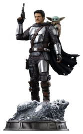 (Pre-order) The Mandalorian & Grogu Art Scale Statue 1/10 The Mandalorian and Grogu 25 cm