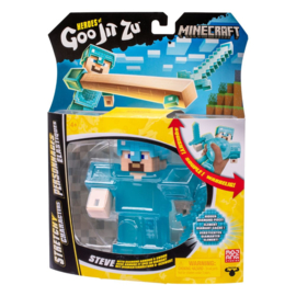 (Pre-order) Minecraft Heroes of Goo Jit Zu Meteor Madness Stretch Figure Steve 12 cm      
