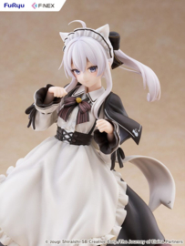 (Pre-order) Wandering Witch: The Journey of Elaina F:NEX PVC Statue 1/7 Elaina Maid costume with cat ears Ver. 24 cm  