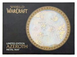 (Pre-order) World of Warcraft Replica Metal Map of Azeroth Limited Edition 12 x 18 cm