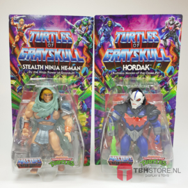 Masters of the Universe Origins Turtles of Grayskull Set Hordak & Stealth Ninja He-Man
