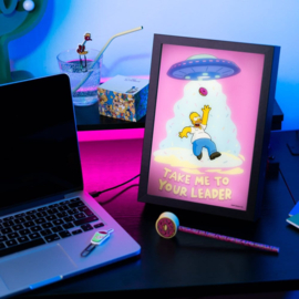 (Pre-order) The Simpsons Framed LED Poster 20 x 28 cm