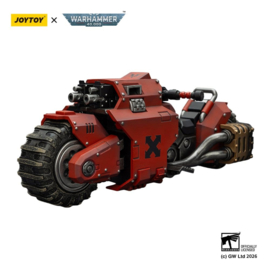 (Pre-order) Warhammer 40,000 Raider-pattern Combat Bike Blood Angels with twin-linked bolt rifles 22 cm