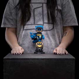 (Pre-order) Batman Mini Co. PVC Figure Batman on Bat-Signal (Blue Variant) 15 cm