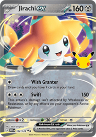 Pokémon TCG - Jirachi ex - 30th anniversary - 102/128