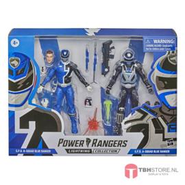 Power Rangers Lightning Collection S.P.D. B-Squad Blue Ranger vs. S.P.D. A-Squad Blue Ranger