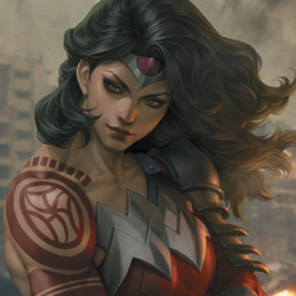 (Pre-order) DC Comics Fine Art Print Absolute Wonder Woman 46 x 61 cm - unframed