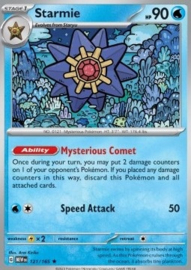 Pokémon TCG - Starmie- 151 - 121/165 Reverse Holo