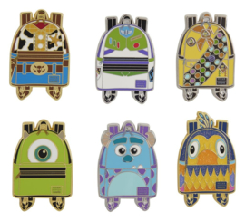 (Pre-order) Disney/Pixar by Loungefly Enamel Pins Mini Backpack Blind Box Assortment (12)