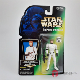 Star Wars POTF2 Green Luke Skywalker in Stormtrooper Disguise