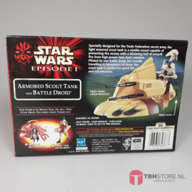 Star Wars Episode 1 Armored Scout Tank with Battle Droid