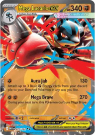 Pokémon TCG - Mega Lucario ex - Mega Evolution - 077/132