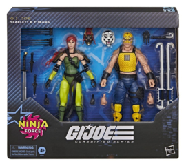 (Pre-order) G.I. Joe Classified Series Action Figure 2-Pack #212 Ninja Force Scarlett & T'Jbang 15 cm