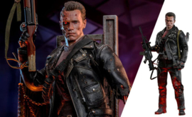 PRE-ORDER Terminator 2 Movie Masterpiece Action Figure 1/6 T-800 Battle Damaged Version 2.0 32 cm