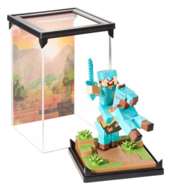 (Pre-order) Minecraft Figure Diorama Diamond Armor Steve and Horse 18 cm