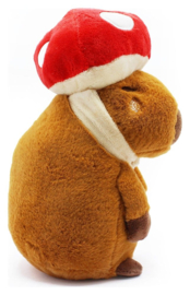 (Pre-order) Capybara Plush Figure Mushroom 23 cm