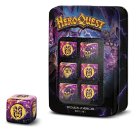 (Pre-order) HeroQuest Resin D6 Dice Set Wizards of Morcar (6)