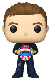 (Pre-order) Formel 1 POP! Racing Vinyl Figure Verstappen (Holding Helmet) 9 cm