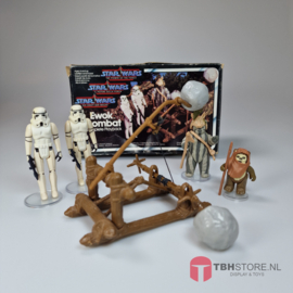 Vintage Star Wars POTF Ewok Combat Complete Playpack met doos
