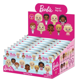 (Pre-order) Barbie 3D PVC Bag Clips Series 3 Display (24)