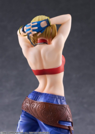 (Pre-order) Fighting Girls Collection The King of Fighters XV PVC Figure 1/7 Blue Mary AmiAmi Limited Edition 26 cm