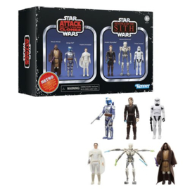 Star Wars The Retro Collection Attack of the Clones & Star Wars: Revenge of the Sith 6-Pack