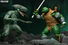 (Pre-order) Teenage Mutant Ninja Turtles (Mirage Comics) Action Figure 2-Pack Daimyo Orkai & Raptor 18 cm