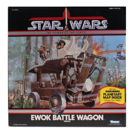 CUSTOM-ORDER Kenner POTF Ewok Battle Wagon Acrylic Display Case