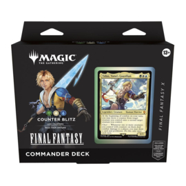 (Pre-order) Magic the Gathering Final Fantasy Commander Decks Display (4) english