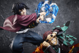 (Pre-order) Demon Slayer: Kimetsu no Yaiba PVC Figure Tanjiro Kamado & Giyu Tomioka & Akaza 13 cm