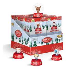 (Pre-order) Rudolph the Red-Nosed Reindeer Mystery Minis Snow Globes 12 pc 5 cm Blind Box Display (12)