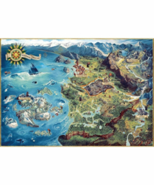 (Pre-order) The Witcher Puzzle The Northern Realms Map (1000 Pieces)