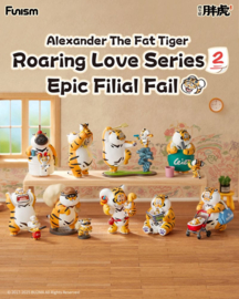 (Pre-order) Alexander The Fat Tiger Mini Figures Roaring Love Series 2: Epic Filial Fabil7 cm Display (8)