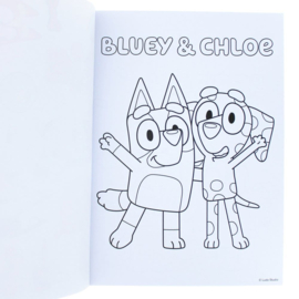 Bluey Colouring Book A4 & Sticker Set