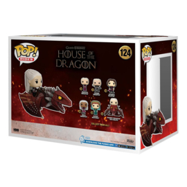 (Pre-order) House of the Dragon POP! Rides Deluxe Vinyl Rhaenys Targaryen with Meleys 9 cm