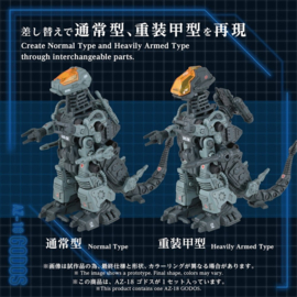 (Pre-order) Zoids Plastic Model Kit 1/72 AZ-18 Godos 13 cm