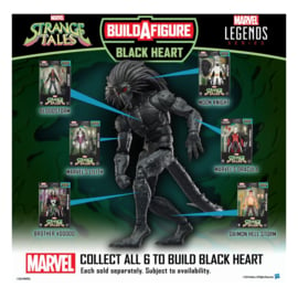 PRE-ORDER Strange Tales Marvel Legends Moon Knight (BAF: Blackheart) 15 cm
