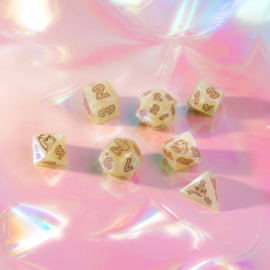 (Pre-order) Capybara Dice Set of 7 Sleepie