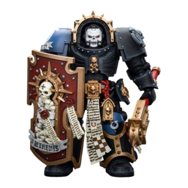 Warhammer 40k Action Figure 1/18 Ultramarines Chaplain in Terminator Armour 12 cm   