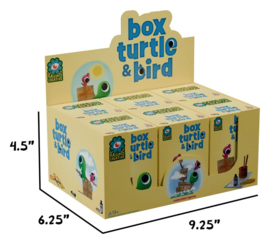 (Pre-order) Box Turtle and Bird Mini Figures S1 9 cm Blind Box Display (6)
