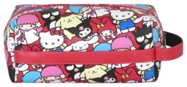 Sanrio Plus Brick Travel Toiletry Bag Hello Kitty Friends Multicolour