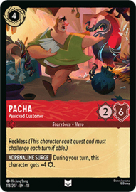 Lorcana TCG - Pacha - Panicked Customer - Foil - Attack of the Vine - 118/207