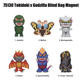(Pre-order) Tokidoki x Godzilla Magnets Blind Pack Serie 1 Display (12)