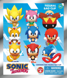 (Pre-order) Sonic the Hedgehog PVC Bag Clips Series 4 Display (24)