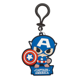 (Pre-order) Marvel Soft Touch PVC Bag Clip Captain America